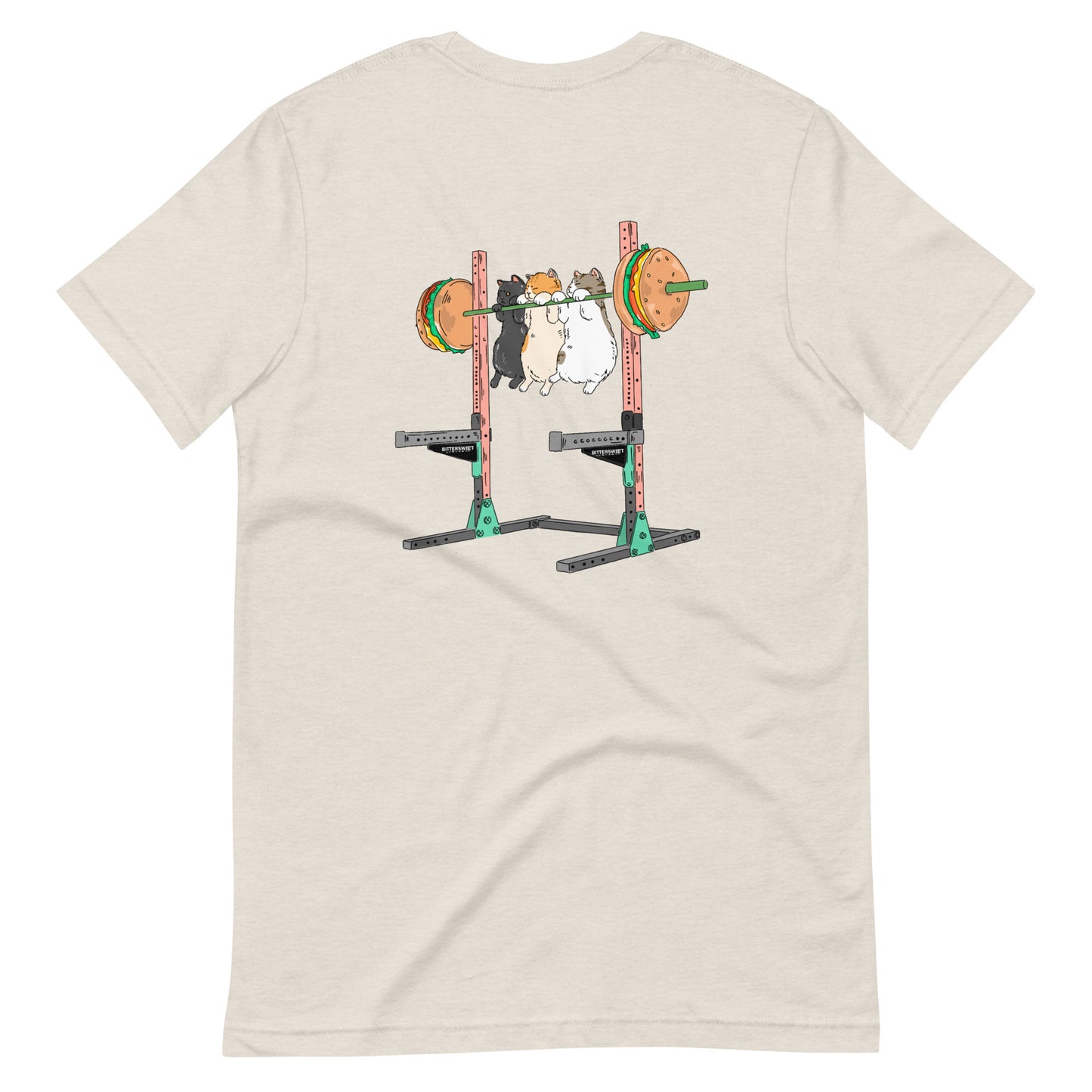 Squat stand challenge gym T-shirt, Cat T-shirt, gym wear