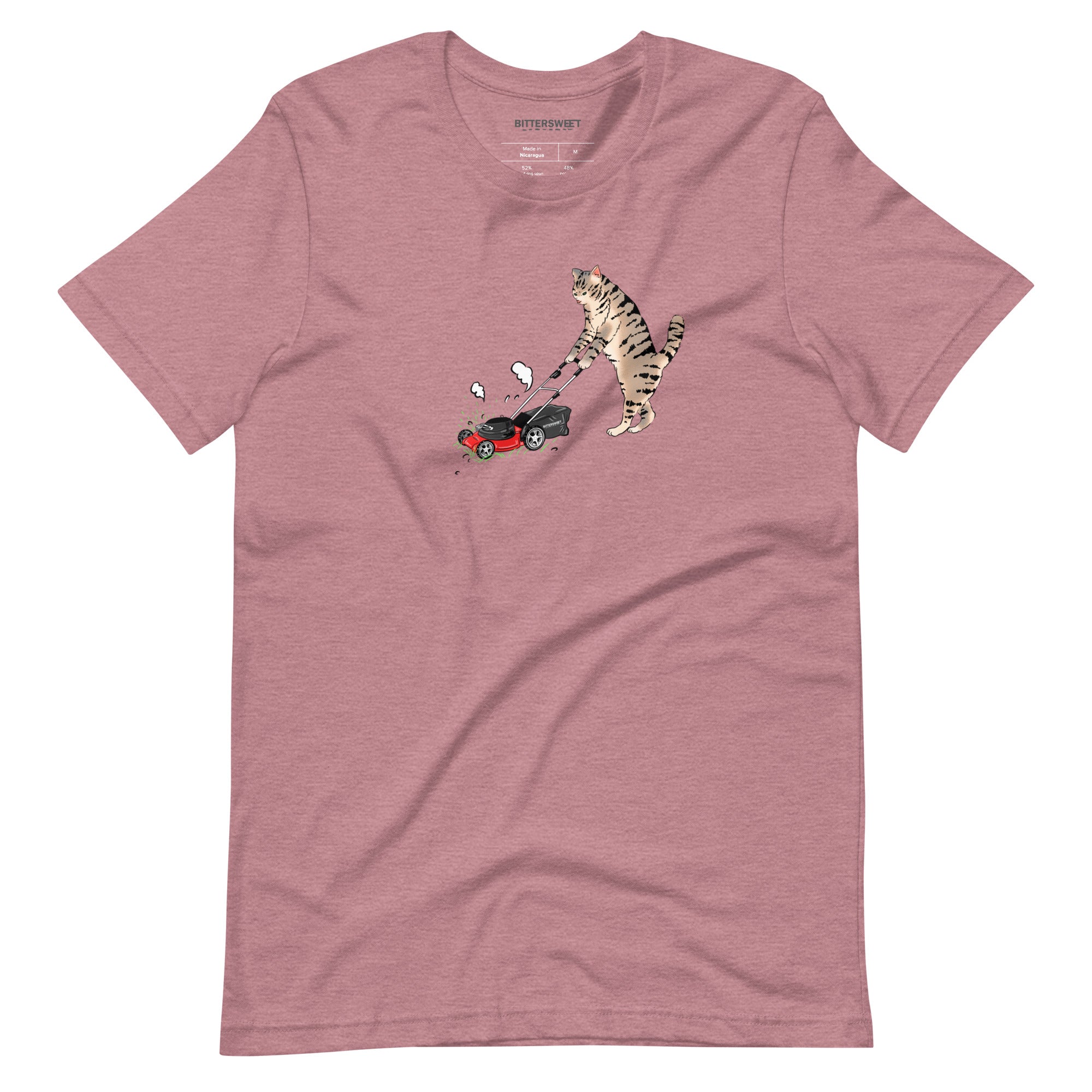 Weed fighter- Cat T shirt, graphic T shirt , mow lawn, outdoorsy