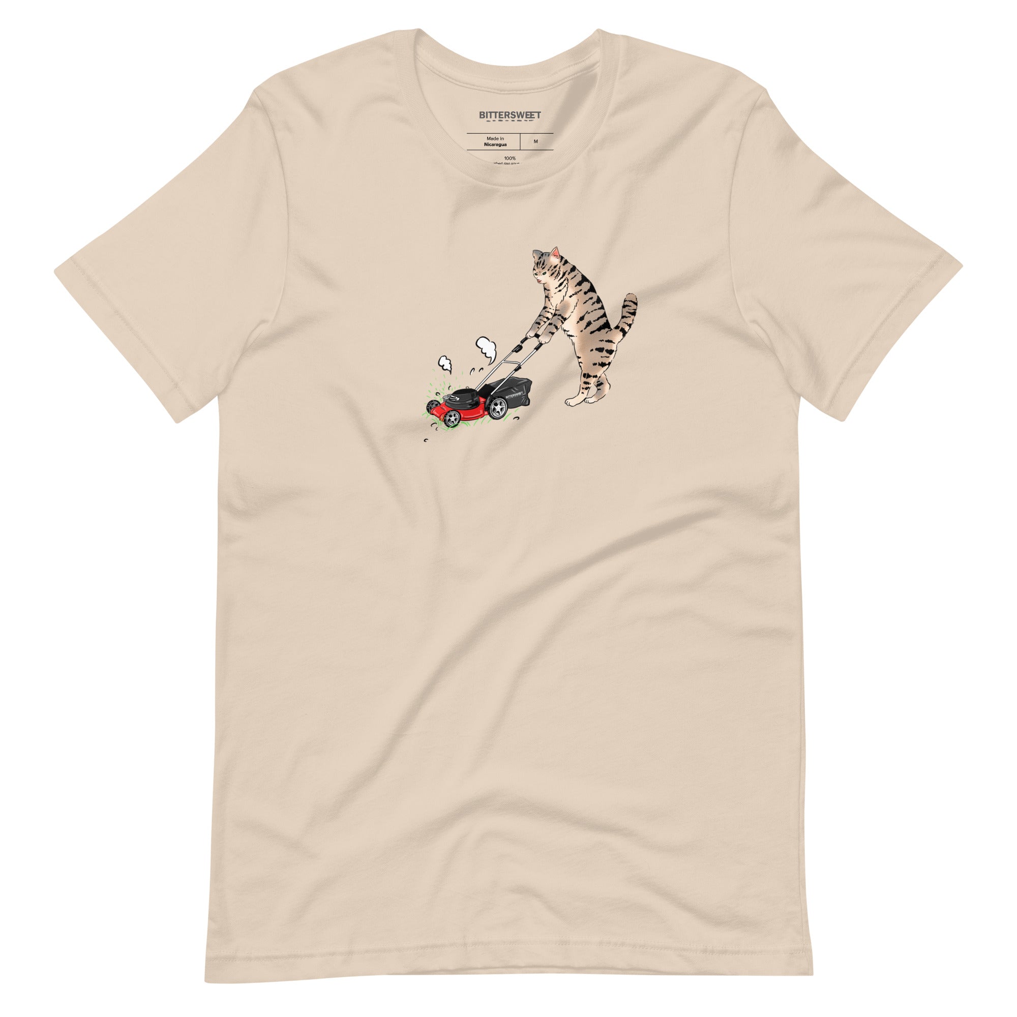 Weed fighter- Cat T shirt, graphic T shirt , mow lawn, outdoorsy