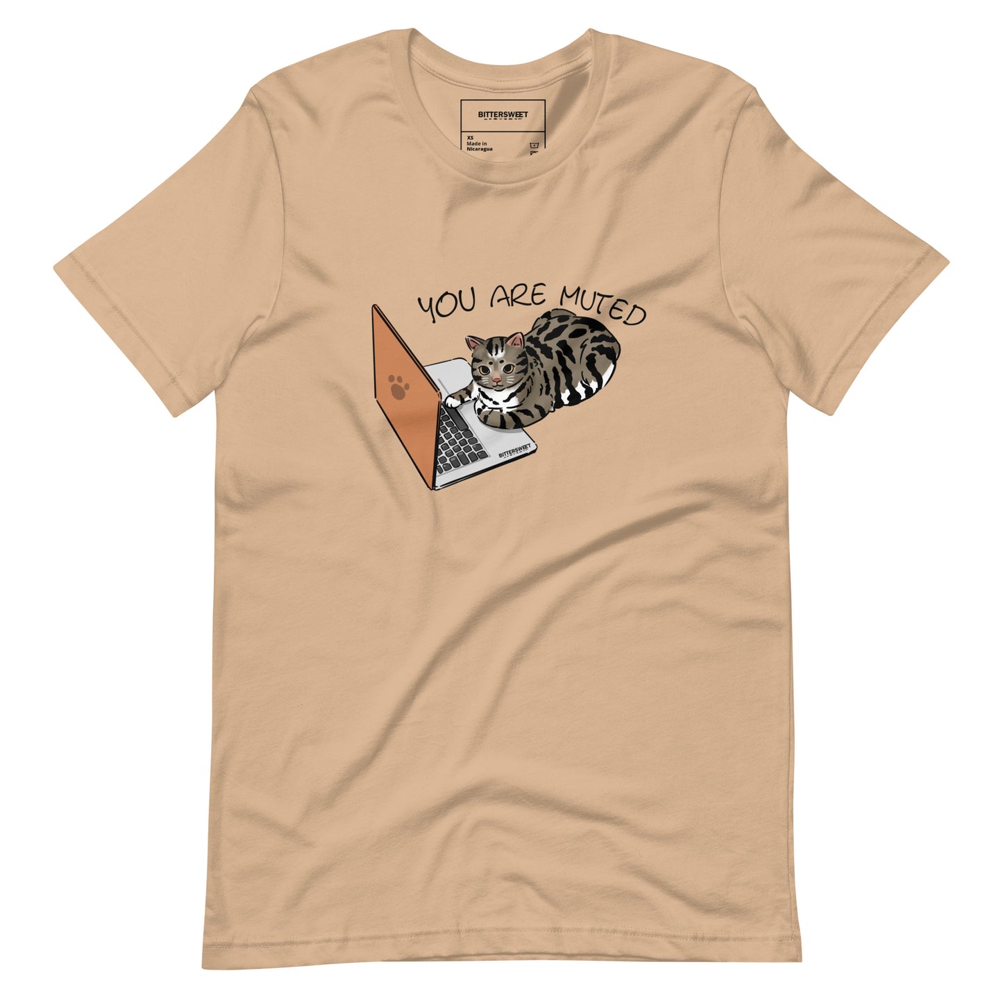 You are muted cat funny graphic T-shirt