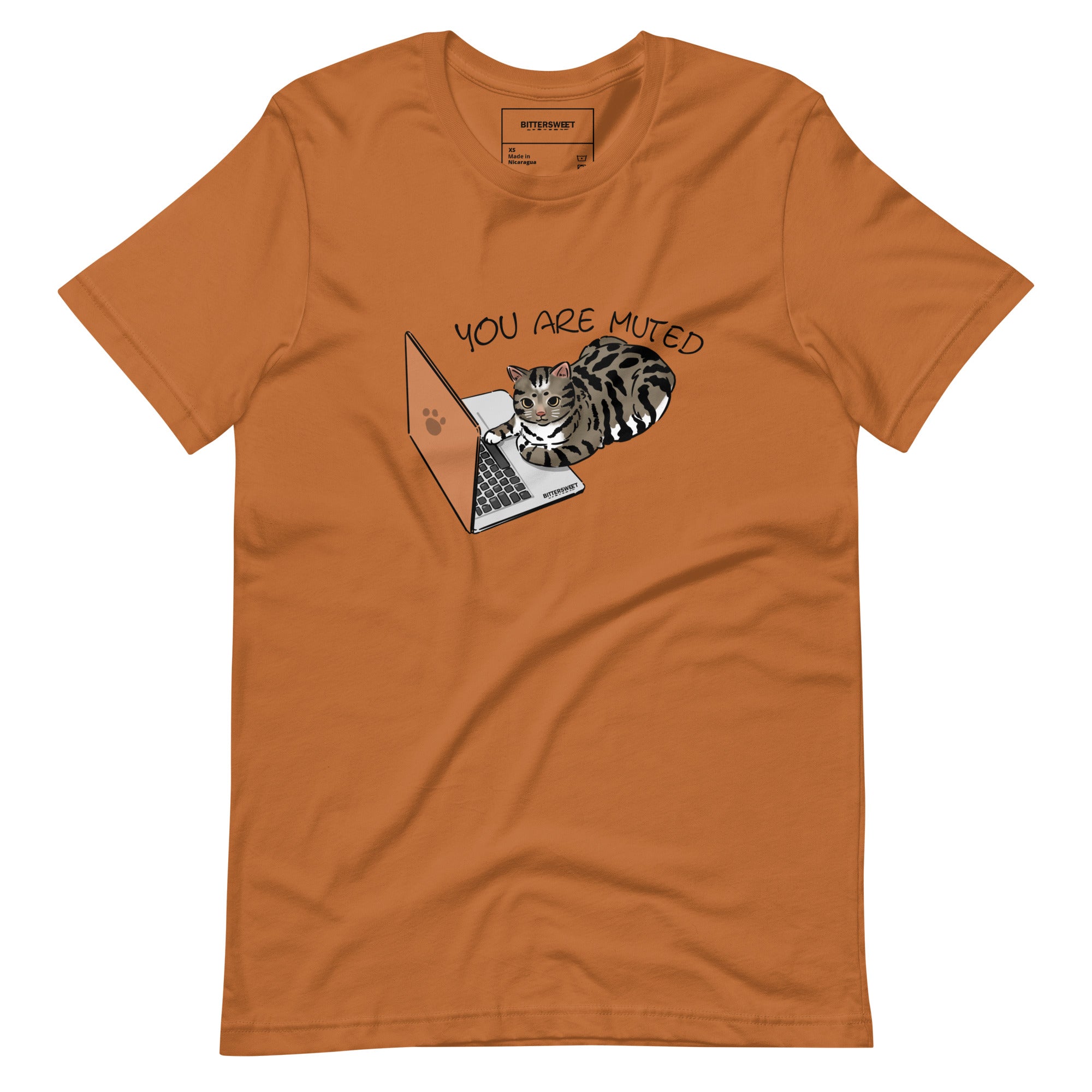 You are muted shirtsleeves cat T-shirt