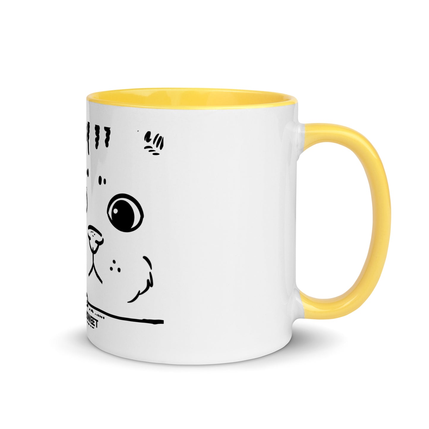 little guest- Mugs, cat mugs, Coffee mugs